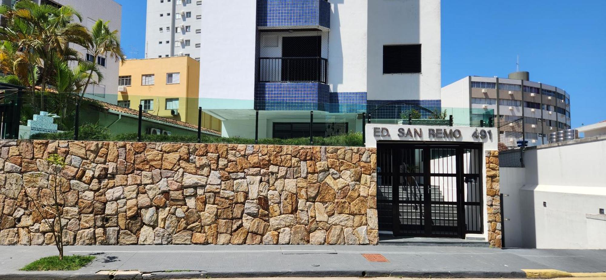 San Remo Apartamento Praia Do Tombo Guaruja Ngoại thất bức ảnh